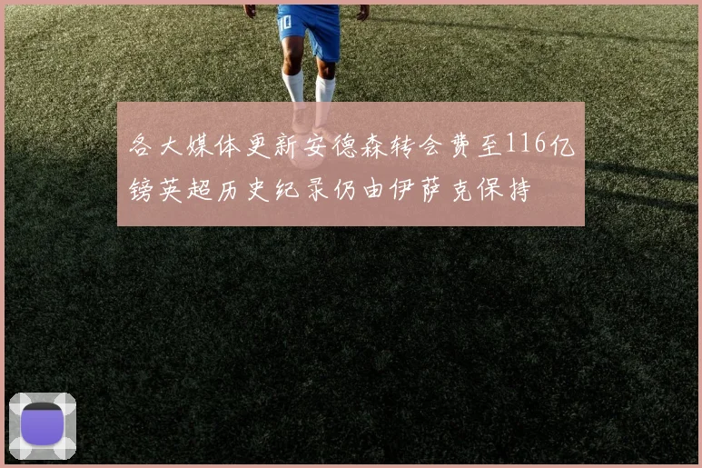 各大媒体更新安德森转会费至116亿镑英超历史纪录仍由伊萨克保持