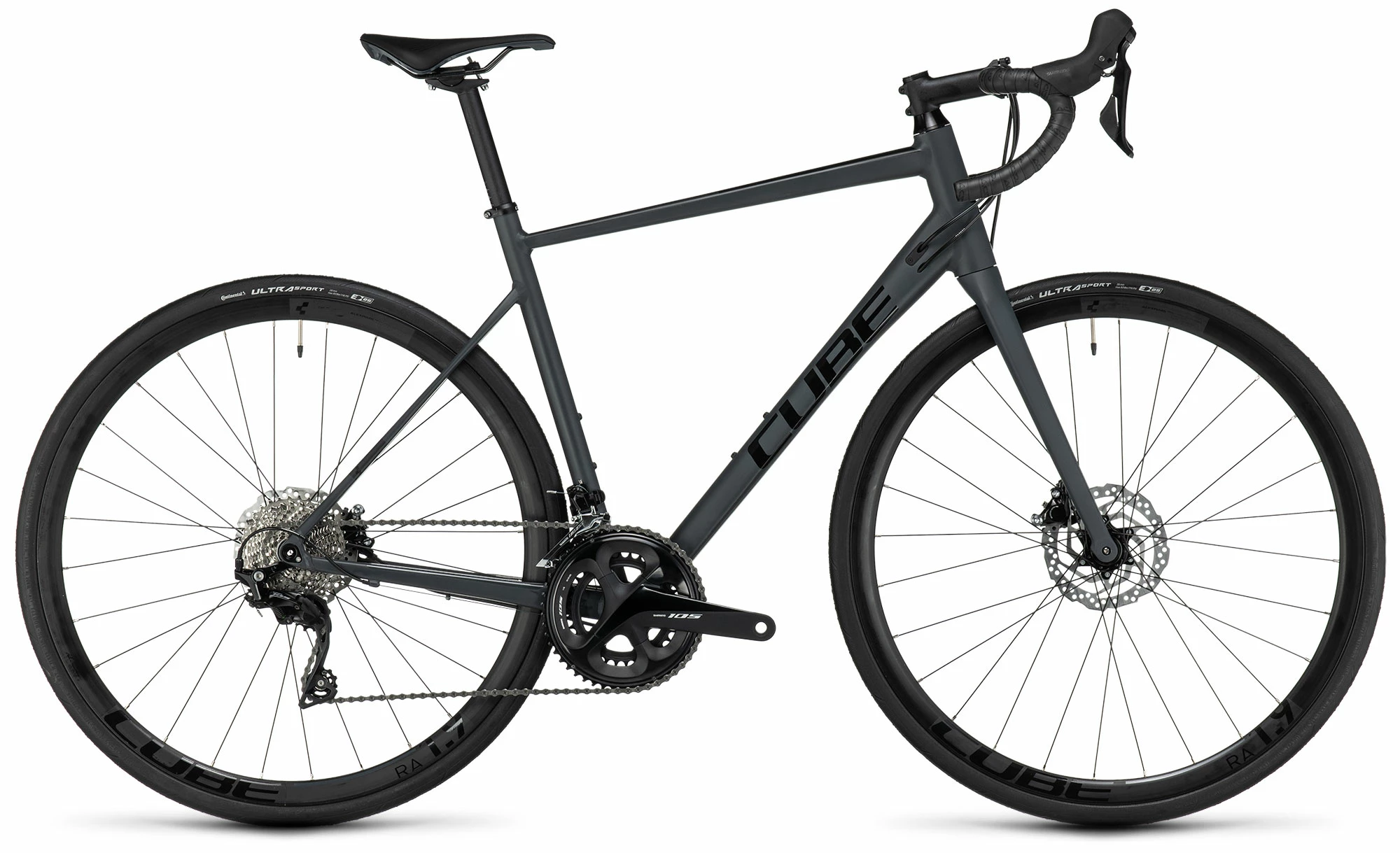 Cube Attain SLX Grey´n´black 1 Cube Attain SLX Grey´n´black