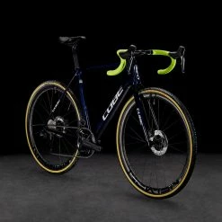 Vélo de route Soldes -Vélo de route Soldes CUBE Cross Race C68X TE liquidblue n flashyellow 688700 2