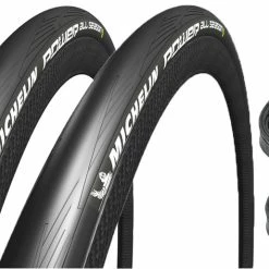 Michelin Power All Season 2er Set + A1 Airstop Butyl 4 Michelin Power All Season 2er Set + A1 Airstop Butyl -Vélo de route Soldes MICASA1BUTYL 3