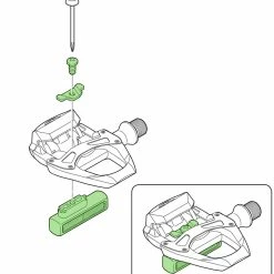 Shimano SM-PD65 Kit De Réflecteurs 5 Shimano SM-PD65 Kit De Réflecteurs -Vélo de route Soldes SM PD65 Reflektor Set Y40R98110 b