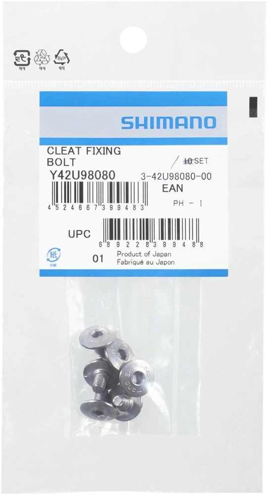 Shimano Vis De Plaque De Chaussure M5 X 8mm Pour SM-SH10/11/12 2 Shimano Vis De Plaque De Chaussure M5 X 8mm Pour SM-SH10/11/12 – Image 2