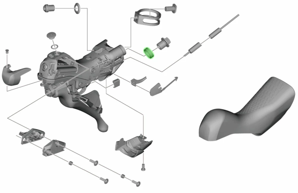Shimano Bague De Connexion DURA ACE/ULTEGRA/105 Pour STI 2 Shimano Bague De Connexion DURA ACE/ULTEGRA/105 Pour STI – Image 2