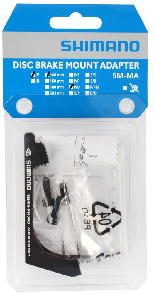 Shimano SM-MA-F140P/D Adaptateur PostMount à FlatMount Pour Rotor Avant 140mm 2 Shimano SM-MA-F140P/D Adaptateur PostMount à FlatMount Pour Rotor Avant 140mm – Image 2
