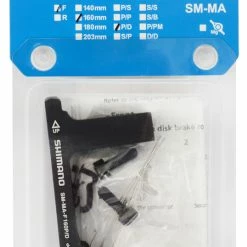 Shimano SM-MA-F160P/D Adaptateur Post-Mount à Flat-Mount Pour Rotor Avant De 160mm -Vélo de route Soldes Shimano Adapter Postmount VR auf Flat Mount 160mm SM MA F160PDA ISMMAF160PDA b