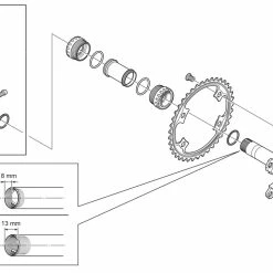 Shimano Vis De Fixation De Manivelle Pour FC-7900/FC-9000 8,5mm -Vélo de route Soldes Shimano B Type 16mm Y1N218000C14Jo891tw06k