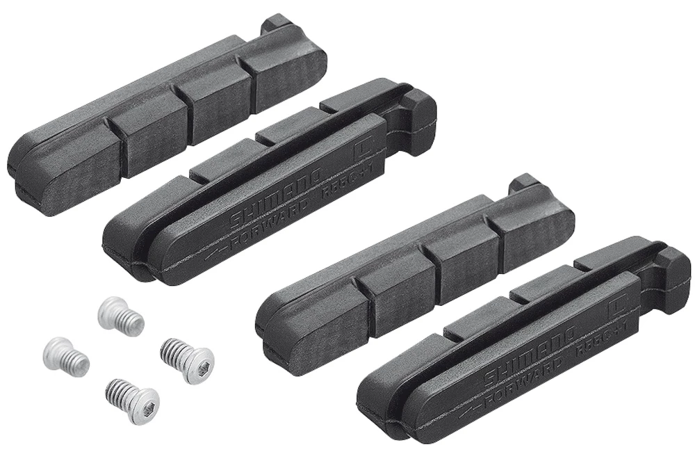 Shimano R55C+1 Patins De Frein V-Brake Pour DURA ACE/ULTEGRA/105 (Jantes En Alliage) 1 Shimano R55C+1 Patins De Frein V-Brake Pour DURA ACE/ULTEGRA/105 (Jantes En Alliage)