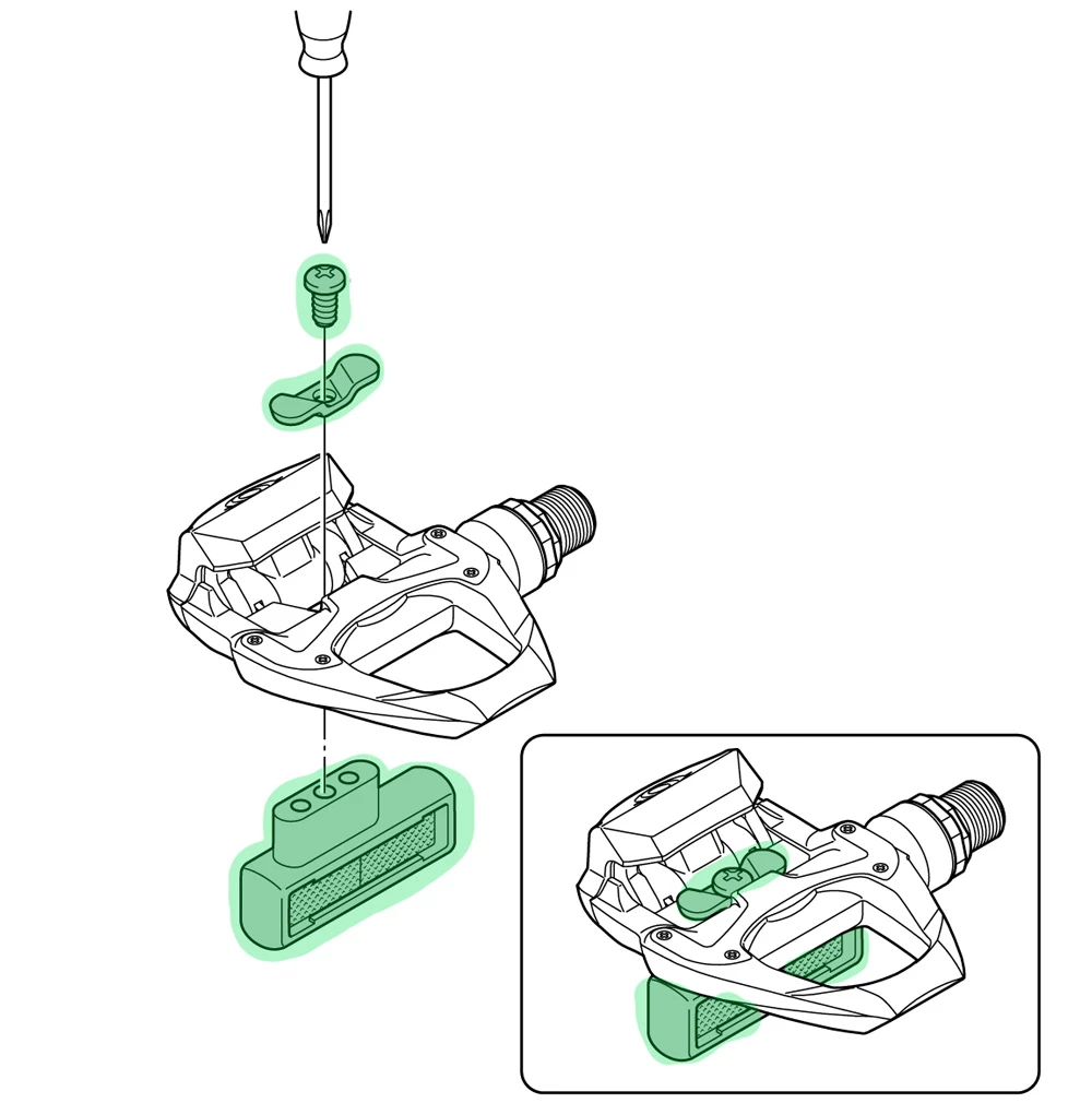 Shimano SM-PD63 Kit De Réflecteurs 2 Shimano SM-PD63 Kit De Réflecteurs – Image 2